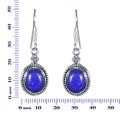 Belle pierres précieuses Lapis Lazuli avec des bijoux en argent sterling 925 en argent sterling